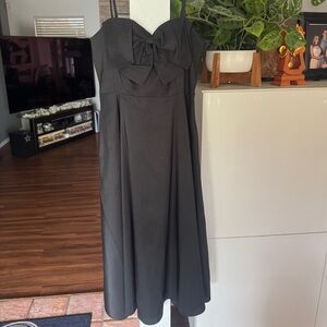 a new day Elegant Black Strapless Dress